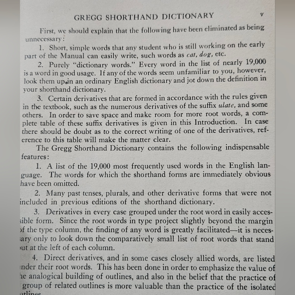 OLD, 1930, Vintage Book, "GREGG Shorthand Dictionary" Book - Picture 4 of 4